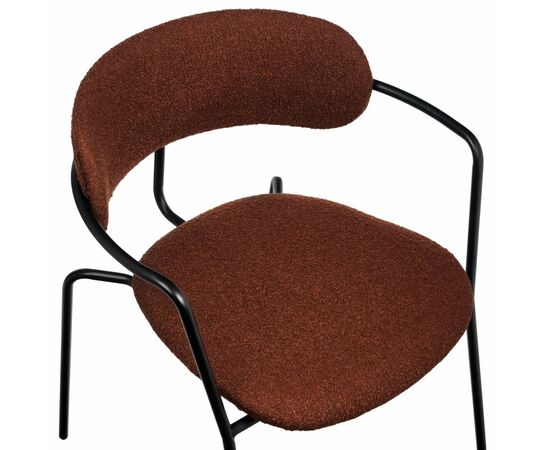 Стул Ant букле терракотовый, изображение 5 | Интернет магазин мебели и декора LifeDekor