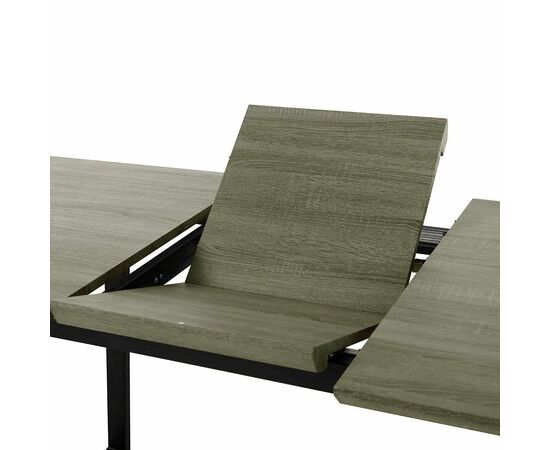 Стол Stockholm раскладной 120-160х80х75см, серый дуб, изображение 6 | Интернет магазин мебели и декора LifeDekor