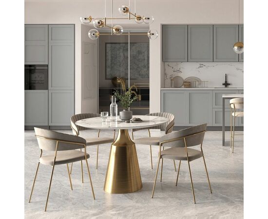 Комплект из 2-х стульев Turin чёрный с золотыми ножками, изображение 11 | Интернет магазин мебели и декора LifeDekor