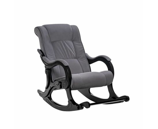 Кресло-качалка модель 77 (Венге / ткань V 32), изображение 4 | Интернет магазин мебели и декора LifeDekor