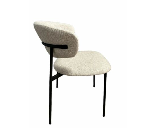 Дизайнерский стул Palermo букле латте, изображение 2 | Интернет магазин мебели и декора LifeDekor