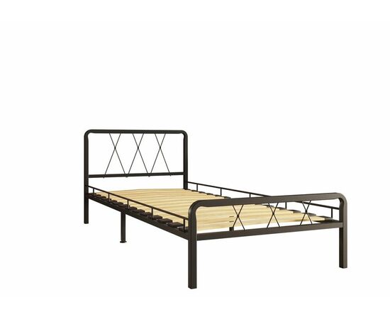 Кровать КМД 18 КЛЭР 90 черный, изображение 2 | Интернет магазин мебели и декора LifeDekor