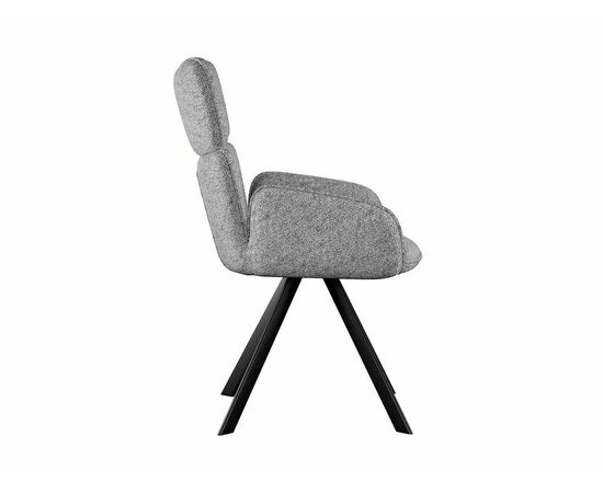 Стул DikLine 501 поворотный NS10 GREY, ножки черные, изображение 3 | Интернет магазин мебели и декора LifeDekor