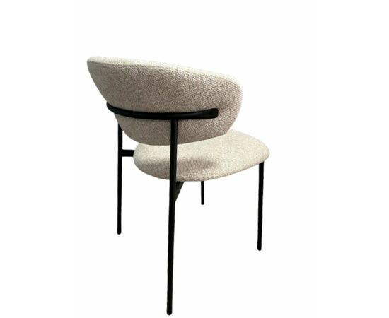 Дизайнерский стул Palermo букле латте, изображение 3 | Интернет магазин мебели и декора LifeDekor