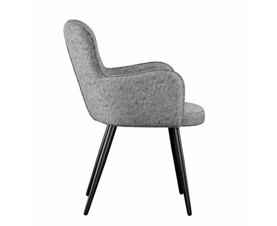 Стул DikLine 503 поворотный NS10 GREY, ножки черные, изображение 4 | Интернет магазин мебели и декора LifeDekor