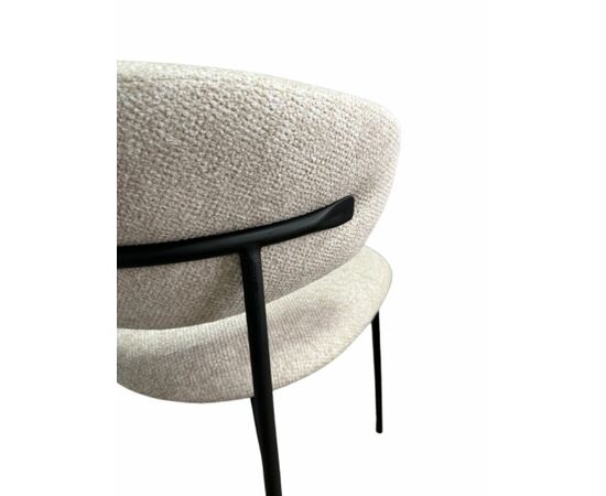 Дизайнерский стул Palermo букле латте, изображение 6 | Интернет магазин мебели и декора LifeDekor