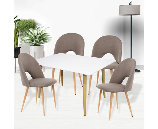 Стол Snow 120х80х75см, белый, изображение 4 | Интернет магазин мебели и декора LifeDekor