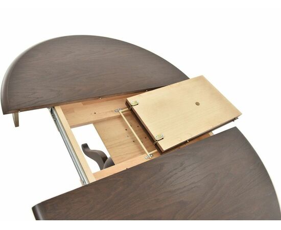 Стол «Леонардо 1» (D 1000), орех темный, изображение 4 | Интернет магазин мебели и декора LifeDekor