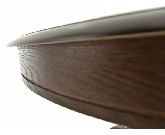 Стол «Леонардо 1» (D 1000), орех темный, изображение 6 | Интернет магазин мебели и декора LifeDekor