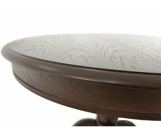 Стол «Леонардо 1» (D 1000), орех темный, изображение 8 | Интернет магазин мебели и декора LifeDekor