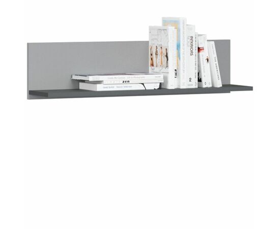 Полка «Квадро» 90 Антрацит/Шиншилла, изображение 2 | Интернет магазин мебели и декора LifeDekor