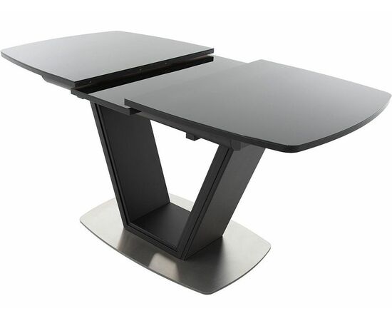 Стол «Севилья» MODERN ПМ стекло OPTI, черный, изображение 3 | Интернет магазин мебели и декора LifeDekor