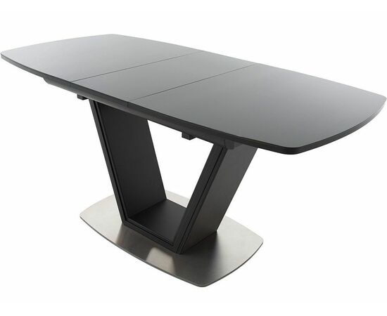 Стол «Севилья» MODERN ПМ стекло OPTI, черный, изображение 4 | Интернет магазин мебели и декора LifeDekor