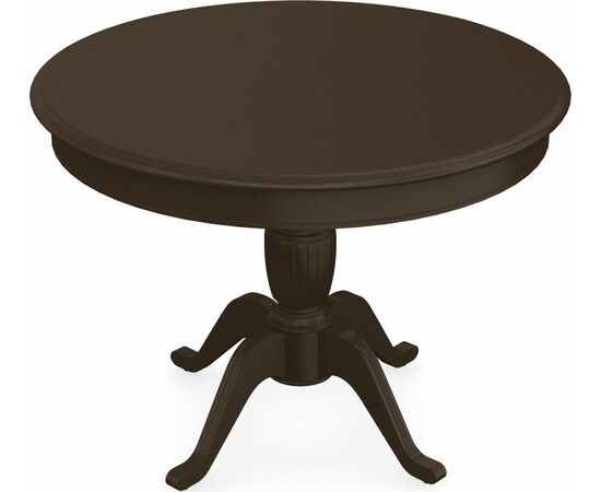 Стол «Леонардо 1» (D 1000), орех темный, изображение 2 | Интернет магазин мебели и декора LifeDekor