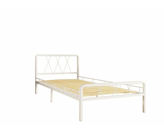 Кровать КМД 18 КЛЭР 90 белый, изображение 2 | Интернет магазин мебели и декора LifeDekor