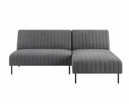 Baccara диван-кровать с шезлонгом, без подлокотников, бархат 03, изображение 2 | Интернет магазин мебели и декора LifeDekor