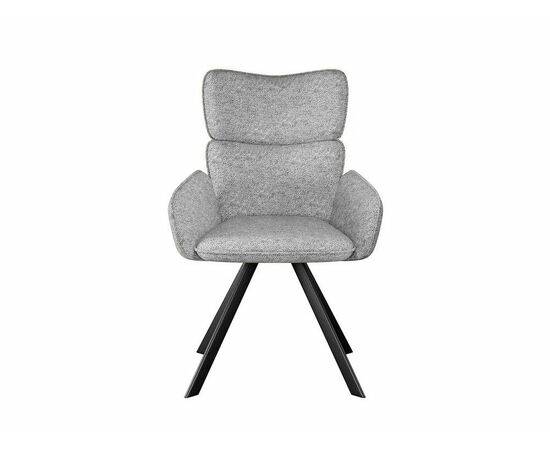 Стул DikLine 501 поворотный NS10 GREY, ножки черные, изображение 2 | Интернет магазин мебели и декора LifeDekor