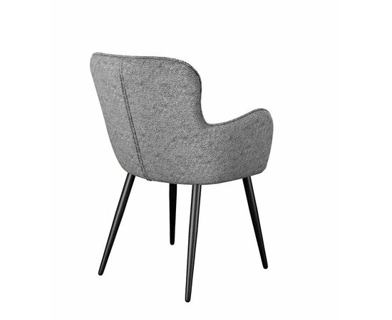 Стул DikLine 503 поворотный NS10 GREY, ножки черные, изображение 5 | Интернет магазин мебели и декора LifeDekor