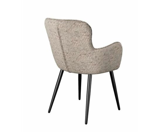 Стул DikLine 503 поворотный NS04 CREAM, ножки черные, изображение 4 | Интернет магазин мебели и декора LifeDekor