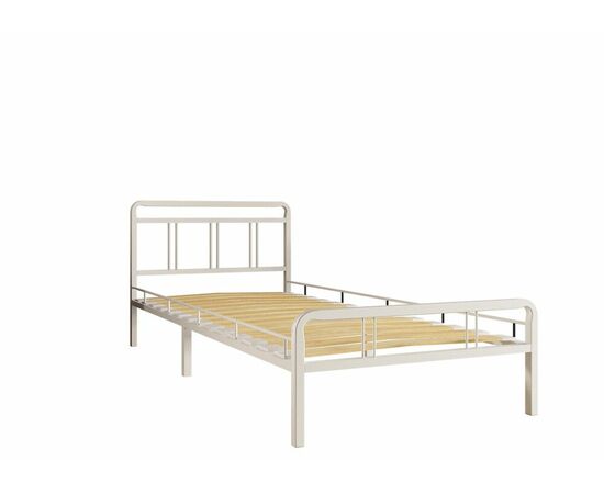 Кровать КМД 8 Леон 90 белая, изображение 2 | Интернет магазин мебели и декора LifeDekor