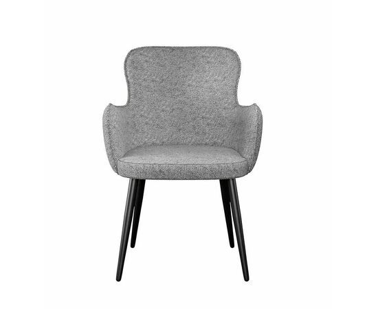 Стул DikLine 503 поворотный NS10 GREY, ножки черные, изображение 3 | Интернет магазин мебели и декора LifeDekor