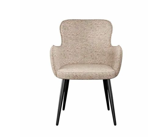 Стул DikLine 503 поворотный NS04 CREAM, ножки черные, изображение 2 | Интернет магазин мебели и декора LifeDekor