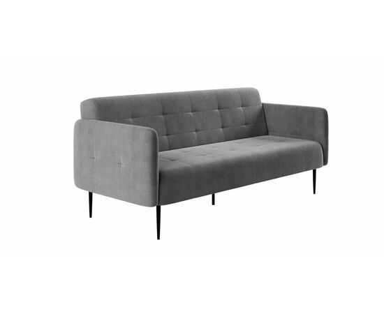 Monaco диван-кровать прямой с подлокотниками, трехместный, бархат 03 | Интернет магазин мебели и декора LifeDekor