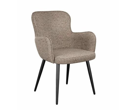 Стул DikLine 503 поворотный NS05 CAPPUCCINO, ножки черные, изображение 4 | Интернет магазин мебели и декора LifeDekor