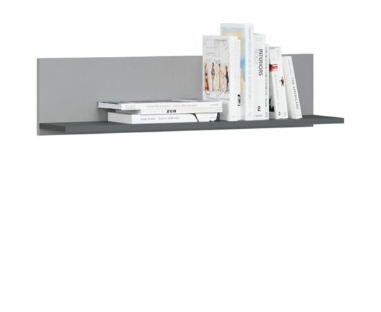 Полка «Квадро» 90 Антрацит/Шиншилла | Интернет магазин мебели и декора LifeDekor