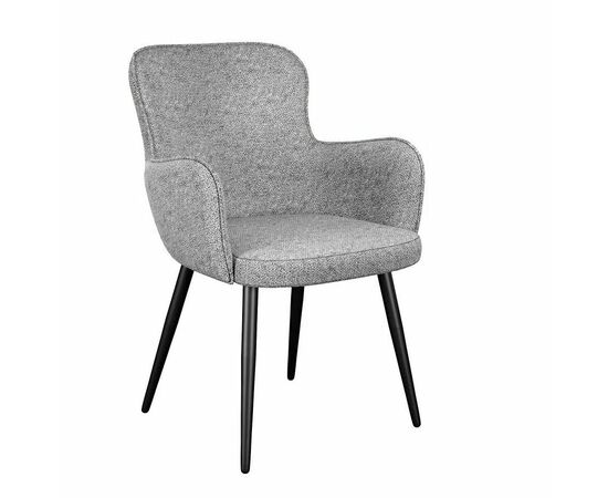 Стул DikLine 503 поворотный NS10 GREY, ножки черные, изображение 2 | Интернет магазин мебели и декора LifeDekor