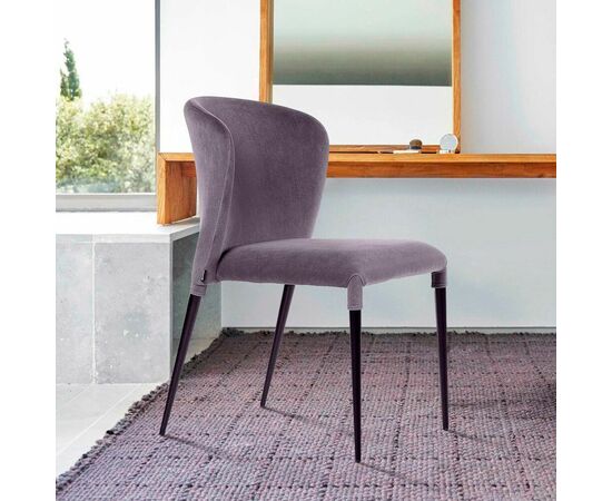 Стул Albert (Альберт), бархат светло-серый 26, изображение 4 | Интернет магазин мебели и декора LifeDekor