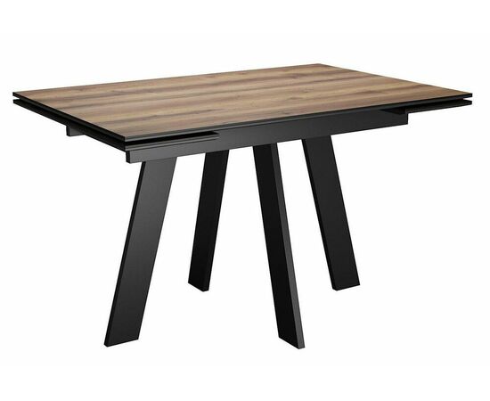 Стол обеденный WINGS Дуб делано/Черный, Черный | Интернет магазин мебели и декора LifeDekor