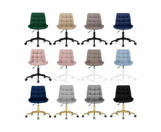 Офисное кресло Честер розовый / черный, изображение 12 | Интернет магазин мебели и декора LifeDekor