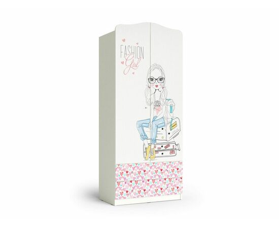 Шкаф "Девочки", Белый шёлк | Интернет магазин мебели и декора LifeDekor