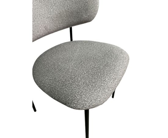 Дизайнерский стул Palermo букле серый, изображение 5 | Интернет магазин мебели и декора LifeDekor