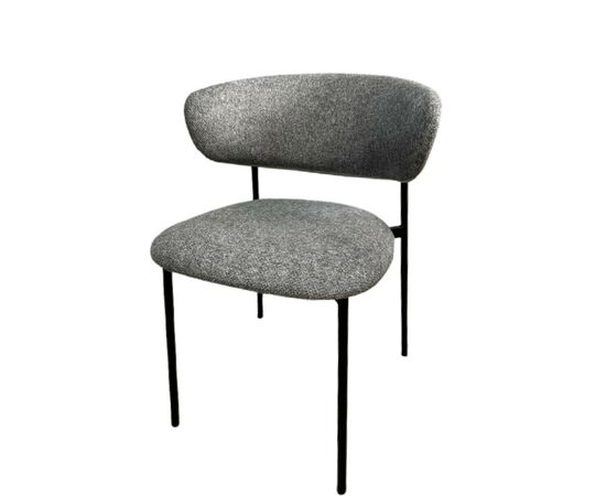 Дизайнерский стул Palermo букле серый, изображение 3 | Интернет магазин мебели и декора LifeDekor