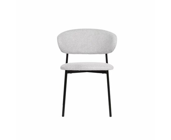 Стул Adele, рогожка welton 912, светло-серый, изображение 5 | Интернет магазин мебели и декора LifeDekor