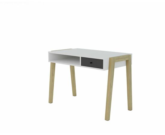 Стол письменный STORY, Белый шёлк | Интернет магазин мебели и декора LifeDekor