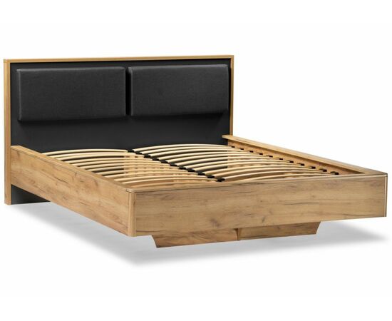 Кровать Клауд 160х200 парящая дуб крафт золотой / антрацит, изображение 3 | Интернет магазин мебели и декора LifeDekor