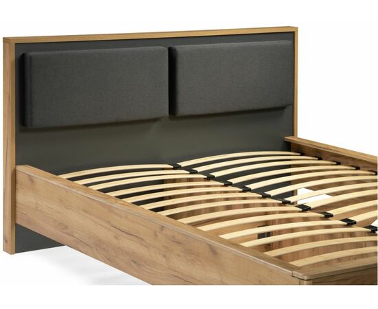 Кровать Клауд 160х200 парящая дуб крафт золотой / антрацит, изображение 6 | Интернет магазин мебели и декора LifeDekor
