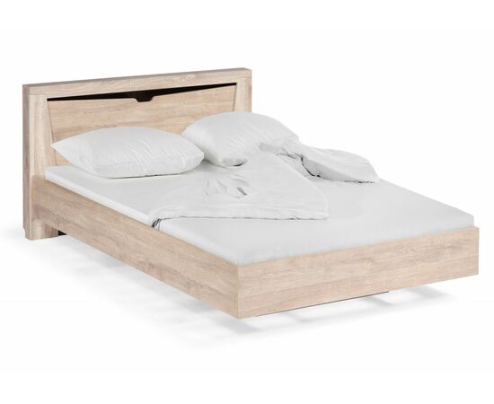 Кровать Магантия 160х200 с ПМ парящая дуб баррик | Интернет магазин мебели и декора LifeDekor