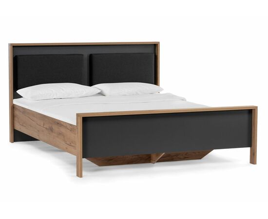 Кровать Тхан 180х200 дуб крафт золотой / антрацит | Интернет магазин мебели и декора LifeDekor