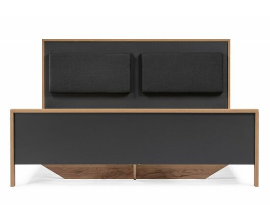 Кровать Тхан 180х200 дуб крафт золотой / антрацит, изображение 5 | Интернет магазин мебели и декора LifeDekor