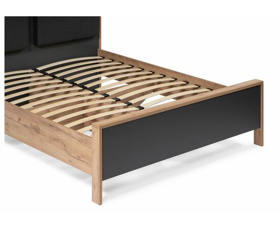 Кровать Тхан 180х200 дуб крафт золотой / антрацит, изображение 8 | Интернет магазин мебели и декора LifeDekor