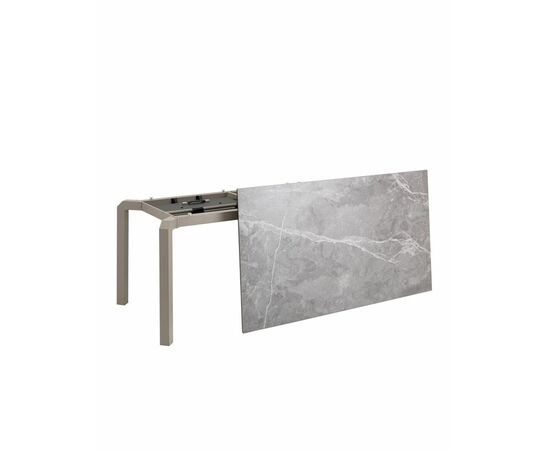 Стол обеденный Varden раскладной 160-220х90 см керамика серый, изображение 45 | Интернет магазин мебели и декора LifeDekor