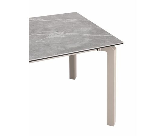 Стол обеденный Varden раскладной 160-220х90 см керамика серый, изображение 49 | Интернет магазин мебели и декора LifeDekor