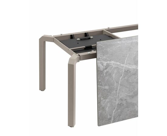 Стол обеденный Varden раскладной 180-240х90 см керамика серый, изображение 38 | Интернет магазин мебели и декора LifeDekor