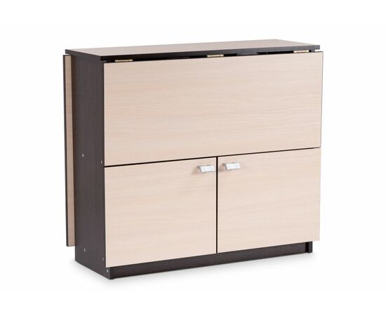 Стол деревянный Симоне венге / дуб молочный, изображение 4 | Интернет магазин мебели и декора LifeDekor