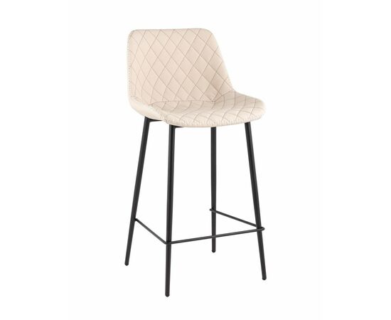 Стул барный Arch экокожа светло-серый | Интернет магазин мебели и декора LifeDekor