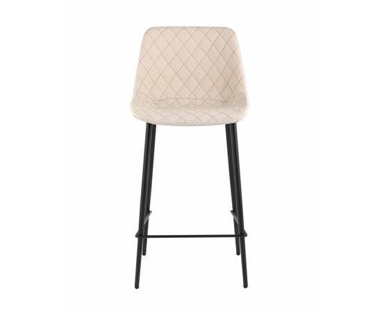 Стул барный Arch экокожа светло-серый, изображение 2 | Интернет магазин мебели и декора LifeDekor